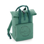 Batoh sage green_BG118 Twin Handle Roll-Top Backpack_cestovatele_black